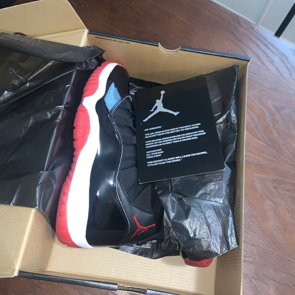 Jordan 11 Bred Deadstock Condition Size 12
